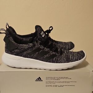 Adidas Black and White Knit Sneakers
